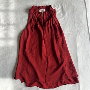 Sleeveless Orange Women's Top